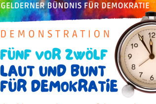 5 vor 12 - laut und bunt für Demokratie